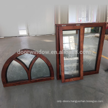 window frame with carved glass Cheap house oak wood windows for sale